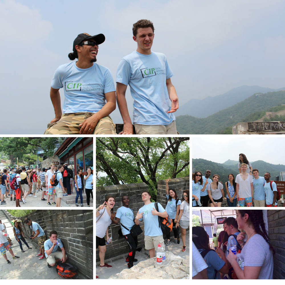Summer Interns at Beijing Great Wall of China
