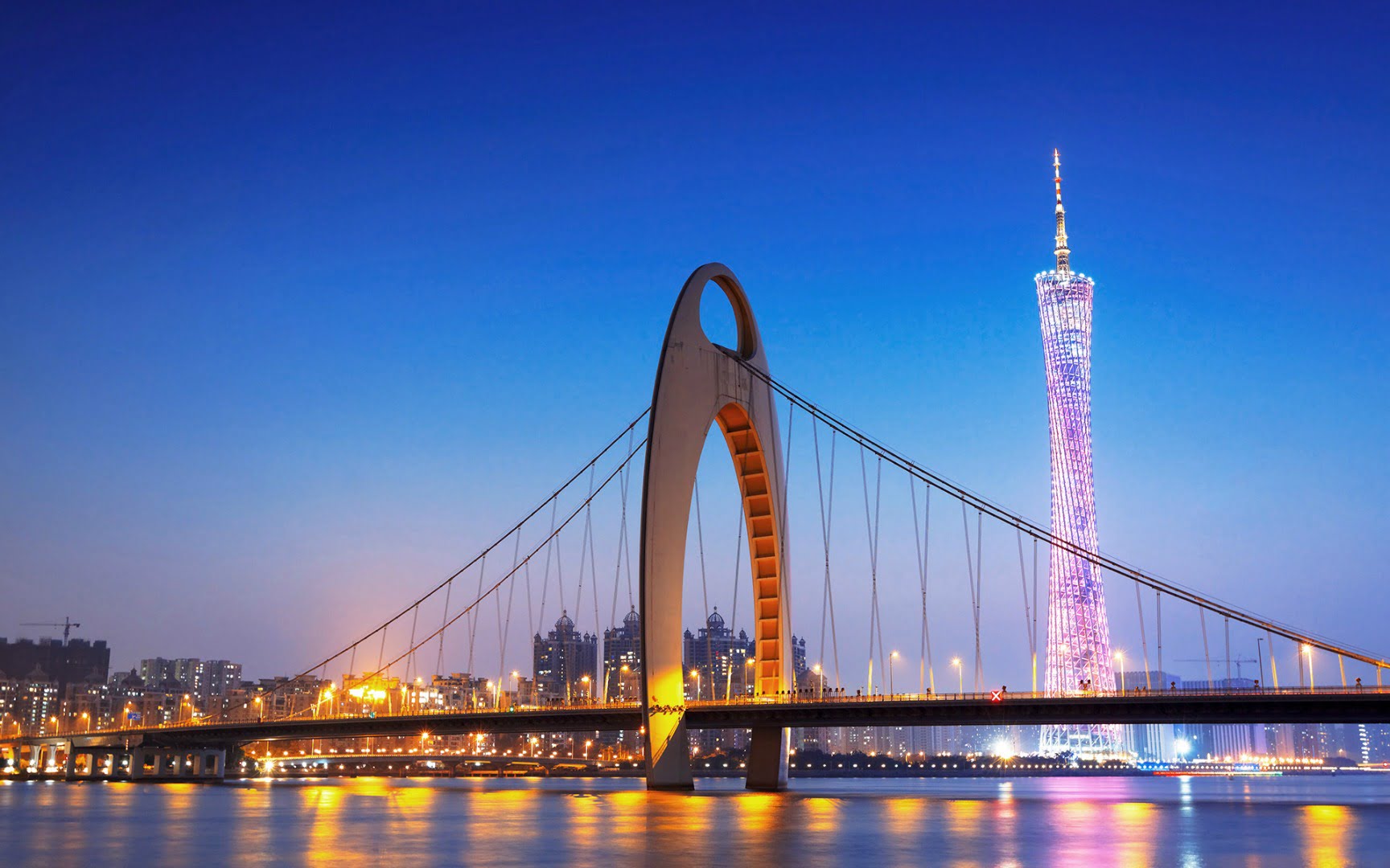 Internship in Guangzhou- Bridge and city picture