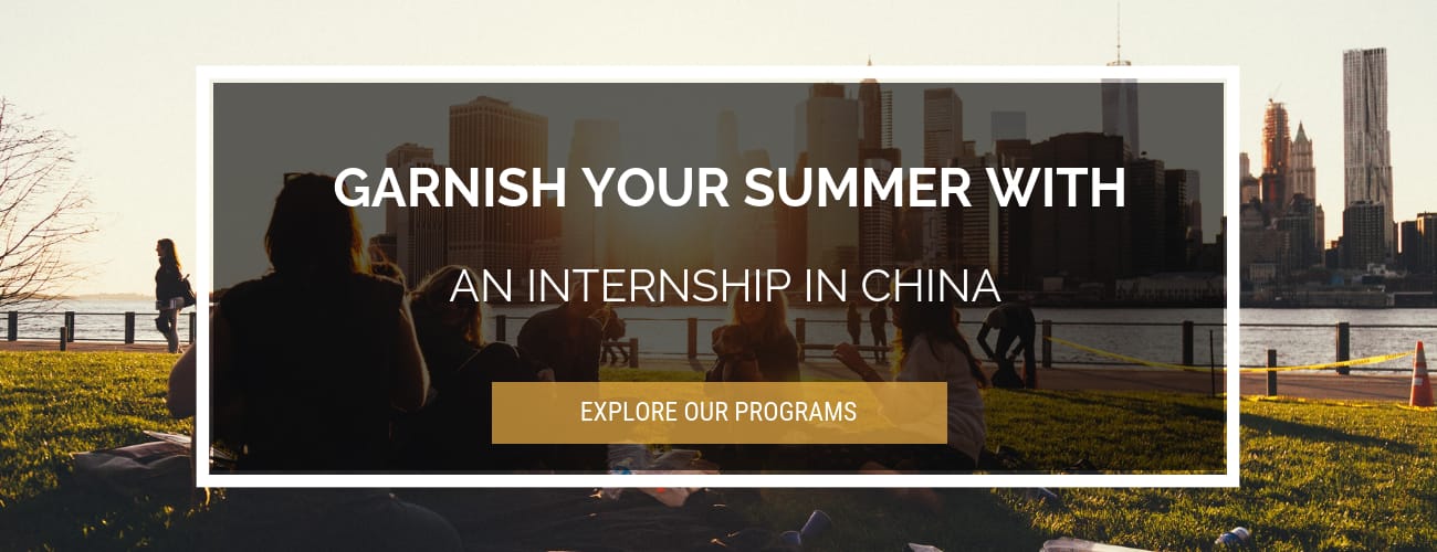Summer Internship in China