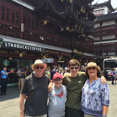 Gap Year Parents came for a visit - CIP Gap Year in China